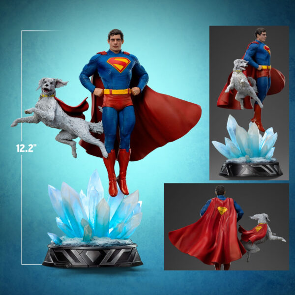 Iron Studios - Art Scale 1/10 - DC Comics - Superman (2025) - Superman et Krypto figurine – Image 3