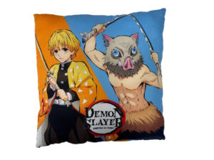 Coussin Demon Slayer Tanjiro 40×40 – Double Face Officiel & Confortable