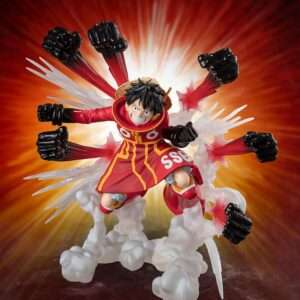One Piece – Statuette Luffy Gum Gum Hawk Gatling 19 cm (Figuarts ZERO Extra Battle)