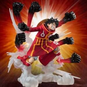 One Piece – Statuette Luffy Gum Gum Hawk Gatling 19 cm (Figuarts ZERO Extra Battle)
