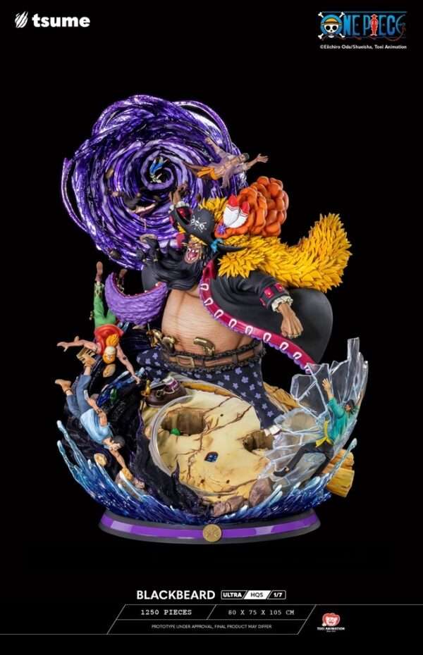 One Piece – Blackbeard statue Ultra HQS 1/7 Tsume Art (70 cm) – Image 3