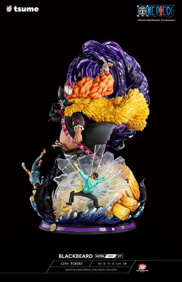 One Piece – Blackbeard statue Ultra HQS 1/7 Tsume Art (70 cm) – Image 2