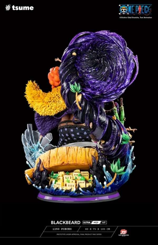One Piece – Blackbeard statue Ultra HQS 1/7 Tsume Art (70 cm) – Image 4