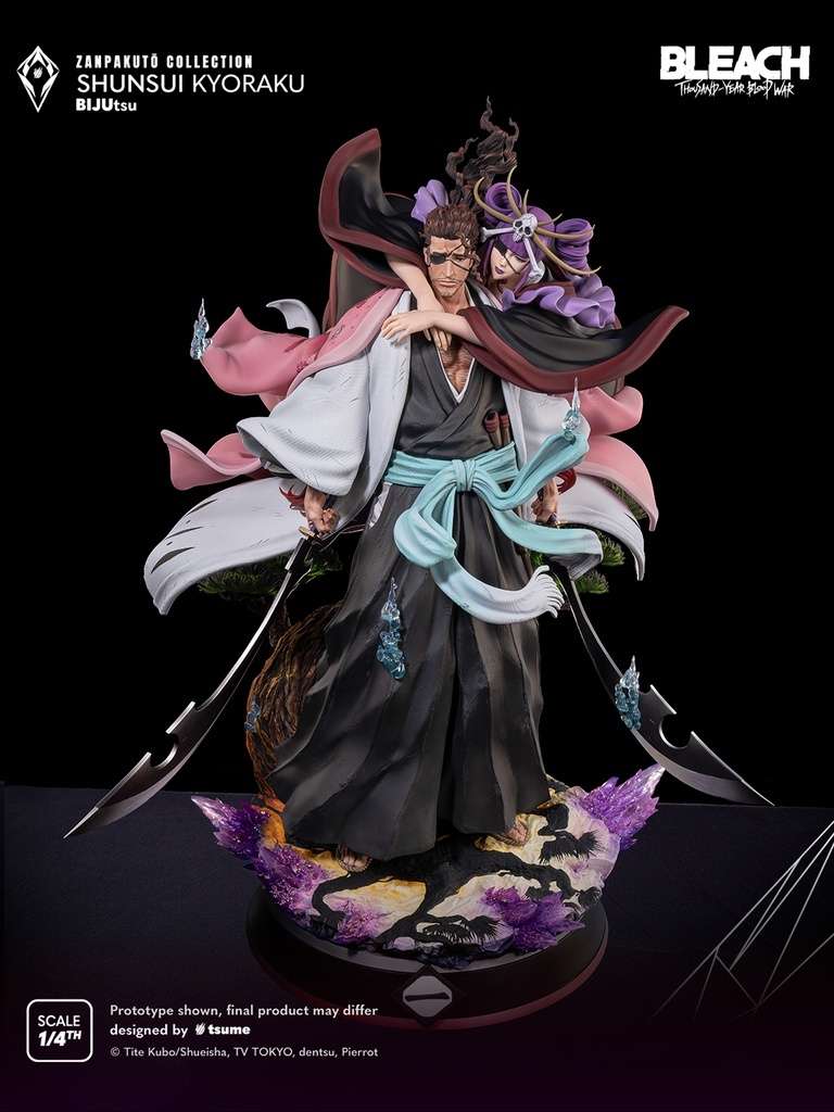 Shunsui Kyōraku Bijutsu 1/4 Tsume Art – Statue Bleach