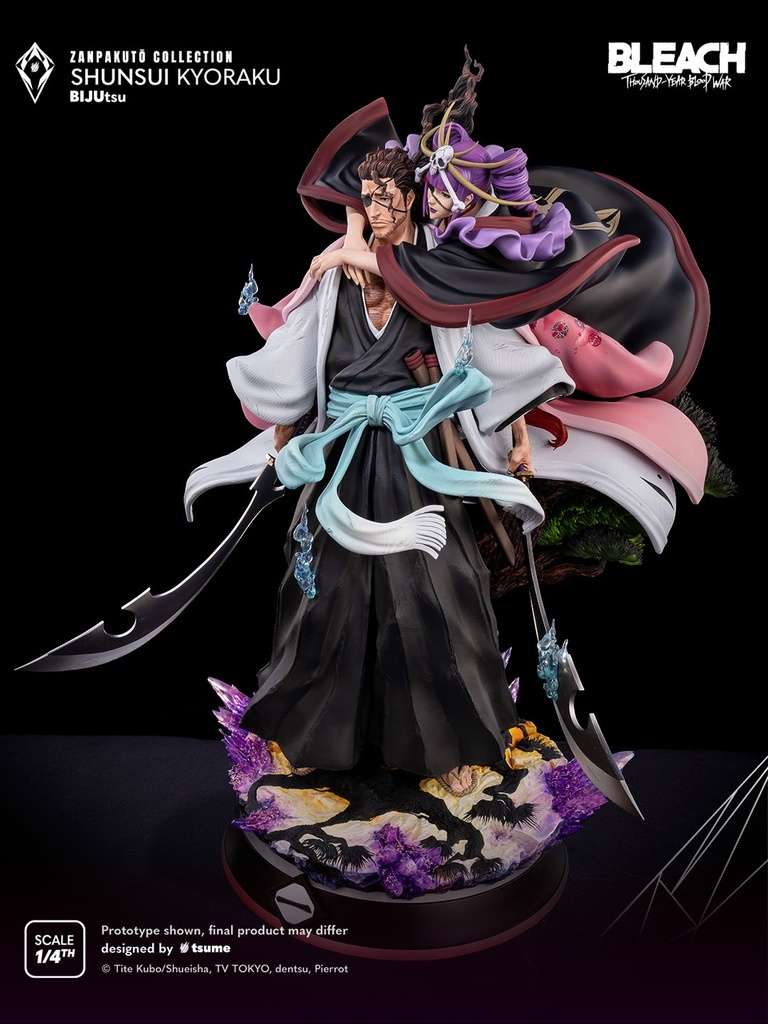 Shunsui Kyōraku Bijutsu 1/4 Tsume Art – Statue Bleach