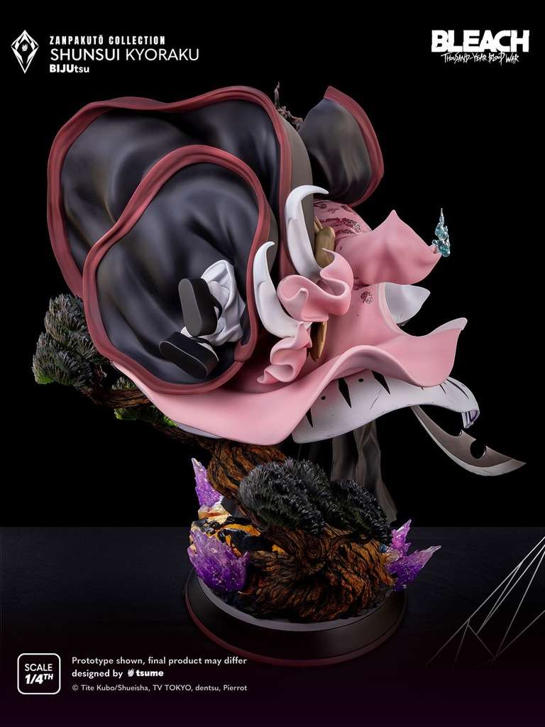 Shunsui Kyōraku Bijutsu 1/4 Tsume Art – Statue Bleach – Image 4