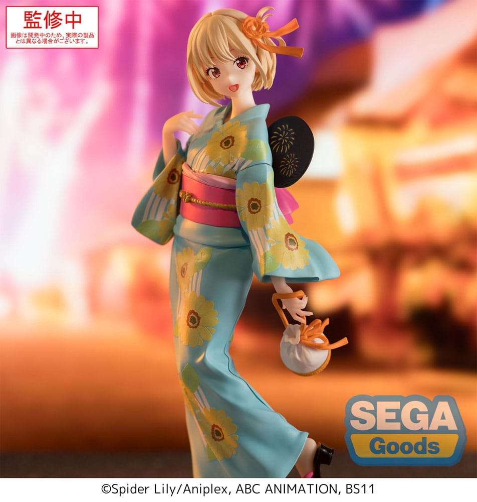 Chisato Nishikigi Figurine Lycoris Recoil Luminasta Festival in Yukata 19 cm