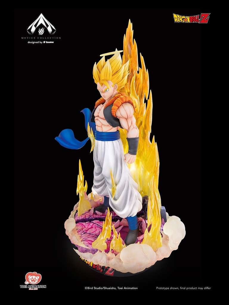 Gogeta – Movies Collection : Figurine DBZ Premium en Résine(70cm) – Image 3