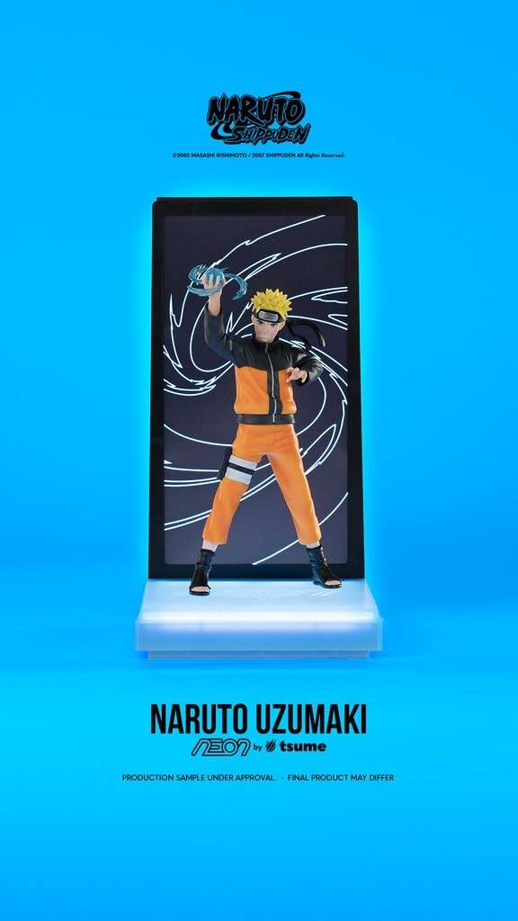 Néon Naruto Uzumaki NEON by Tsume 25 cm – Figurine LED Édition 2025
