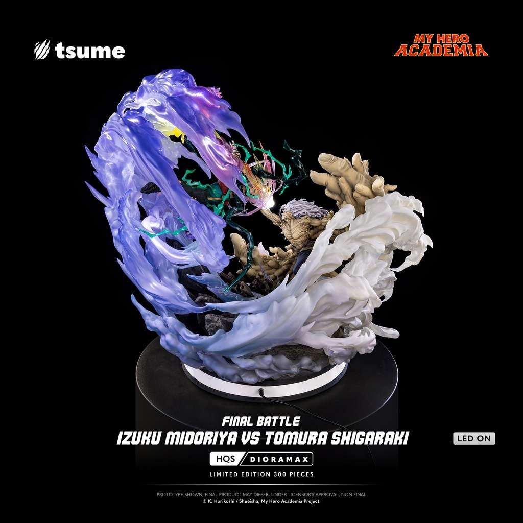 Izuku vs shigaraki HQS Dioramax Tsume My Hero Academia