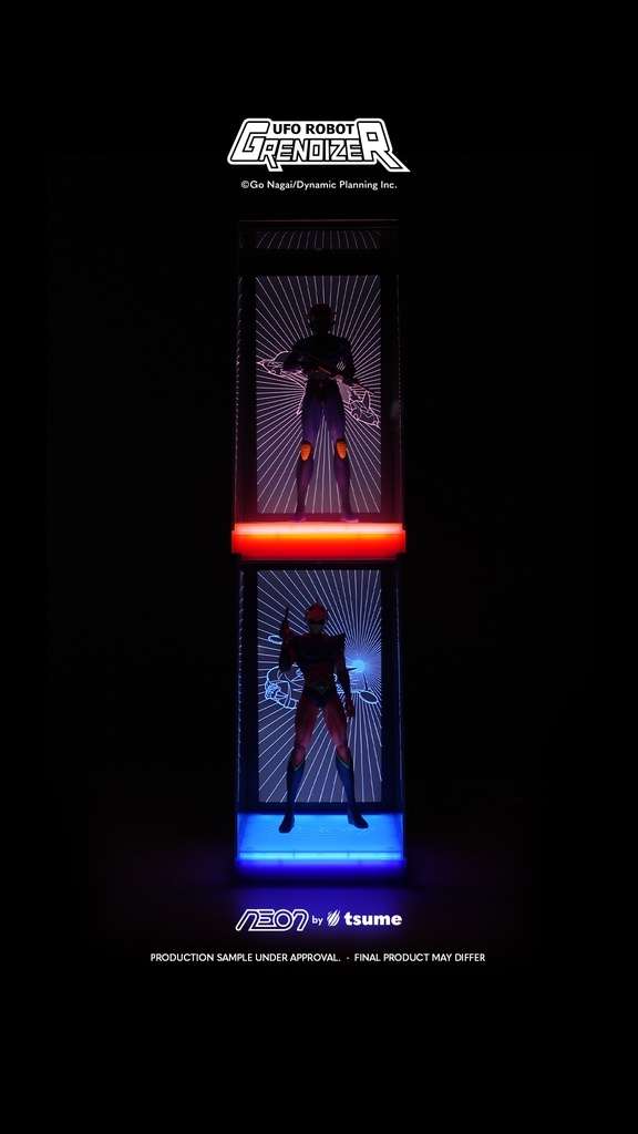 Néon Duke Fleed NEON by Tsume 13 cm – Figurine LED Édition Goldorak / UFO Robot Grendizer