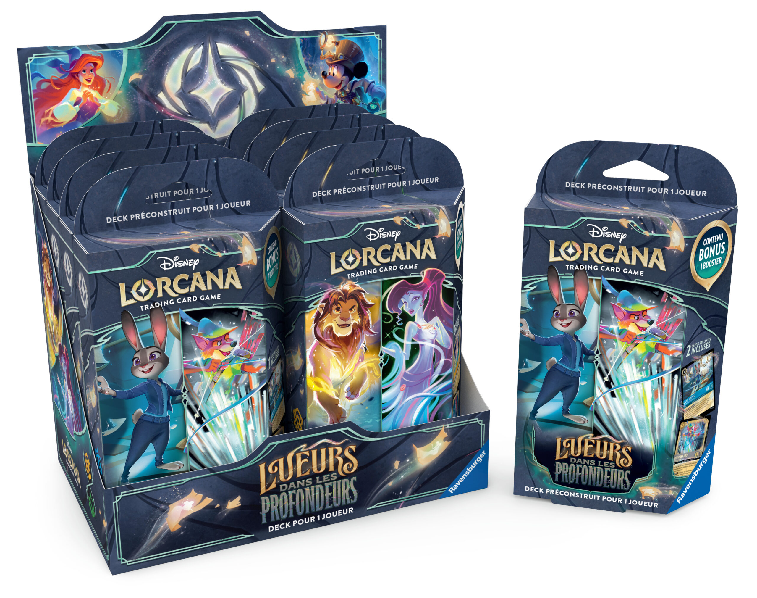 Disney Lorcana Lueurs dans les Profondeurs – Deck de démarrage 8 decks (fr)