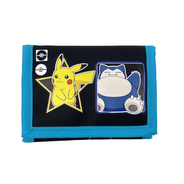 Portefeuille Pokémon Pikachu Ronflex – Accessoire officiel Pokémon