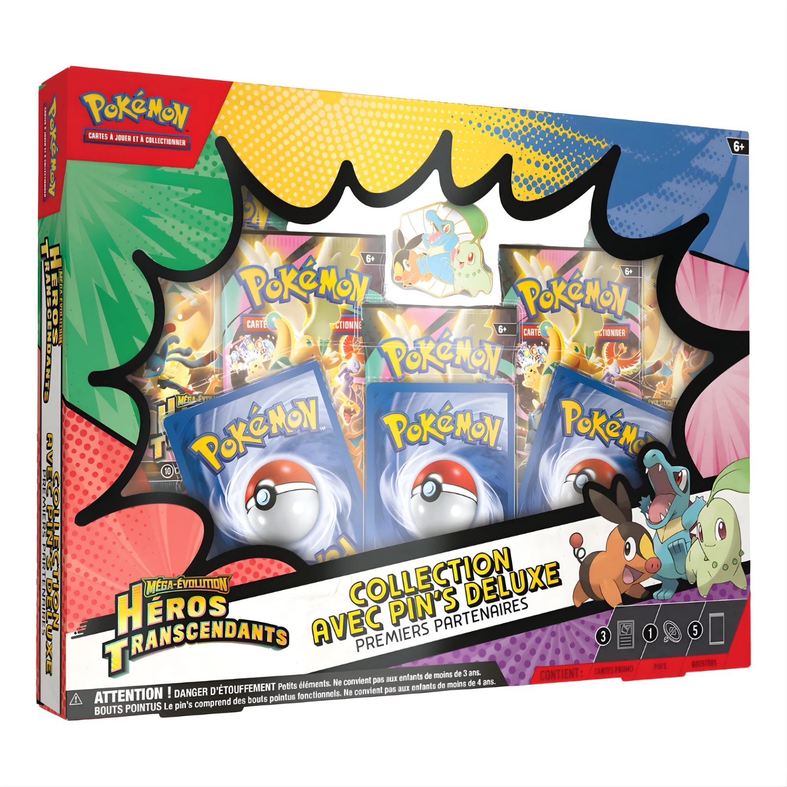Coffret Pokémon Deluxe Premiers Partenaires – Héros Transcendants ME2.5 FR