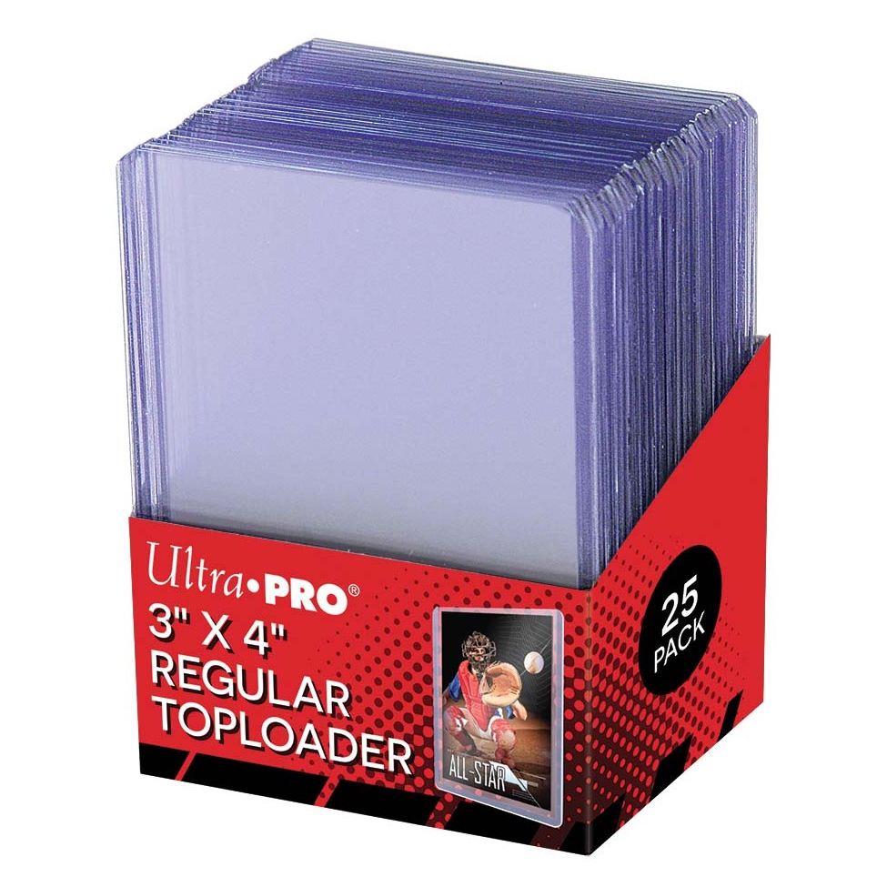 Ultra Pro Toploaders Transparents Standard – Paquet de 25 (76x102mm)