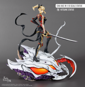 Statue Cha Hae In Solo Leveling – Résine collector Kitsune Statue 1/6