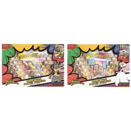 Coffret Pokémon Méga Collection Poster Premium – Héros Transcendants ME2.5 FR