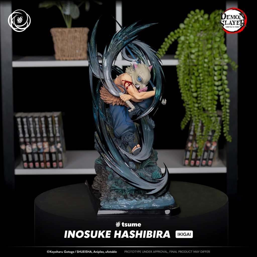 Statuette Inosuke Hashibira Demon Slayer – IKIGAI Tsume Art résine 1/6