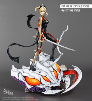 Statue Cha Hae In Solo Leveling – Résine collector Kitsune Statue 1/6