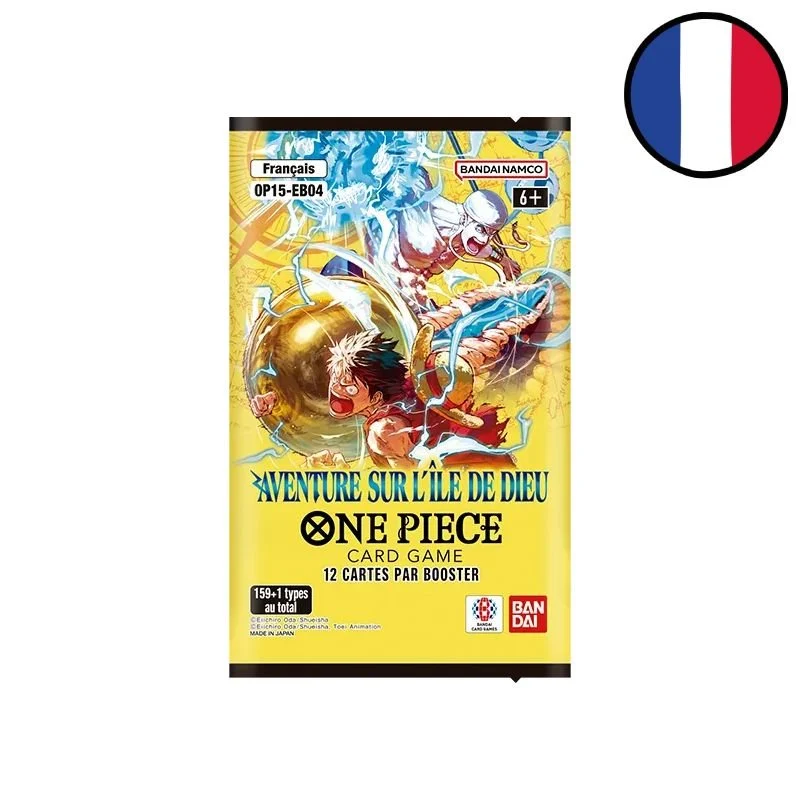 Booster One Piece OP-15 Ile de Kami – Blister 1 Booster Aléatoire FR