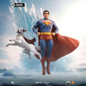 Statue Superman Krypto Legacy Art Scale 1/10 Iron Studios 32cm