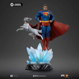Statue Superman Krypto Legacy Art Scale 1/10 Iron Studios 32cm