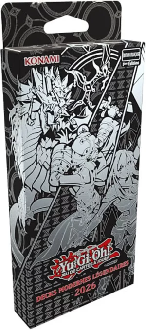 Yu-Gi-Oh! Decks Modernes Légendaires 2026 FR – Blister Cartonné JCC