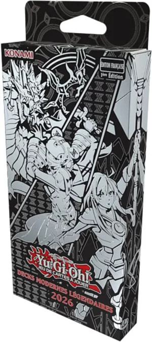 Yu-Gi-Oh! Decks Modernes Légendaires 2026 FR – Blister Cartonné JCC