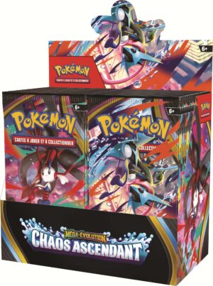 Display Chaos Ascendant FR – Pokémon JCC – Boîte de 36 Boosters