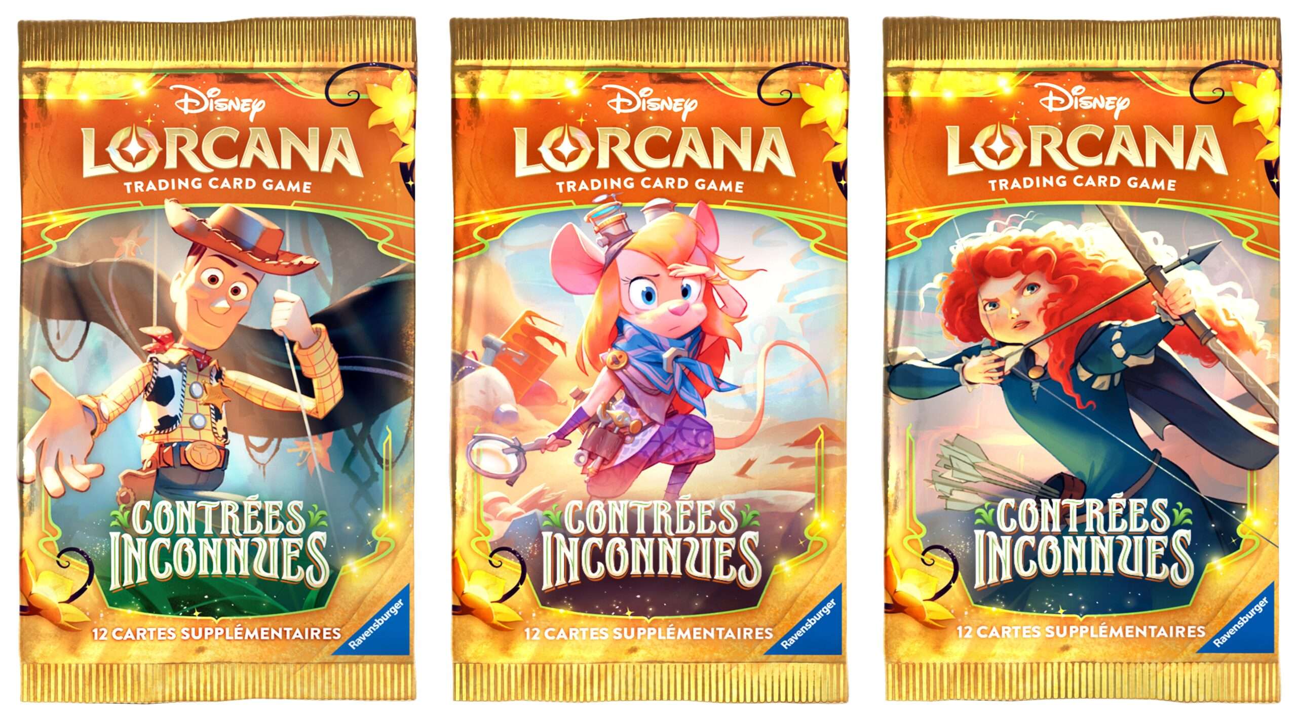 Display Contrées Inconnues FR - Disney Lorcana JCC - 24 Boosters – Image 3
