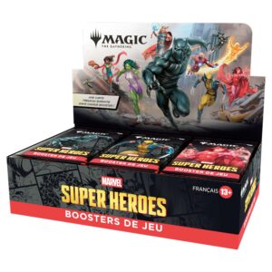 Boîte Jeu Marvel MTG – Magic: The Gathering 30 Boosters de Jeu FR