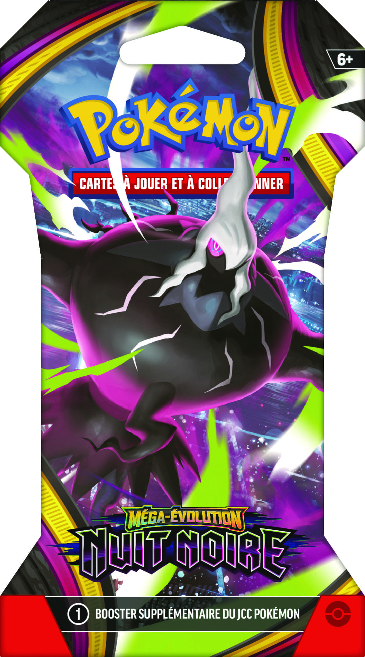 Booster Pokémon ME05 sous blister Méga-Évolution Nuit Noire FR – Image 3
