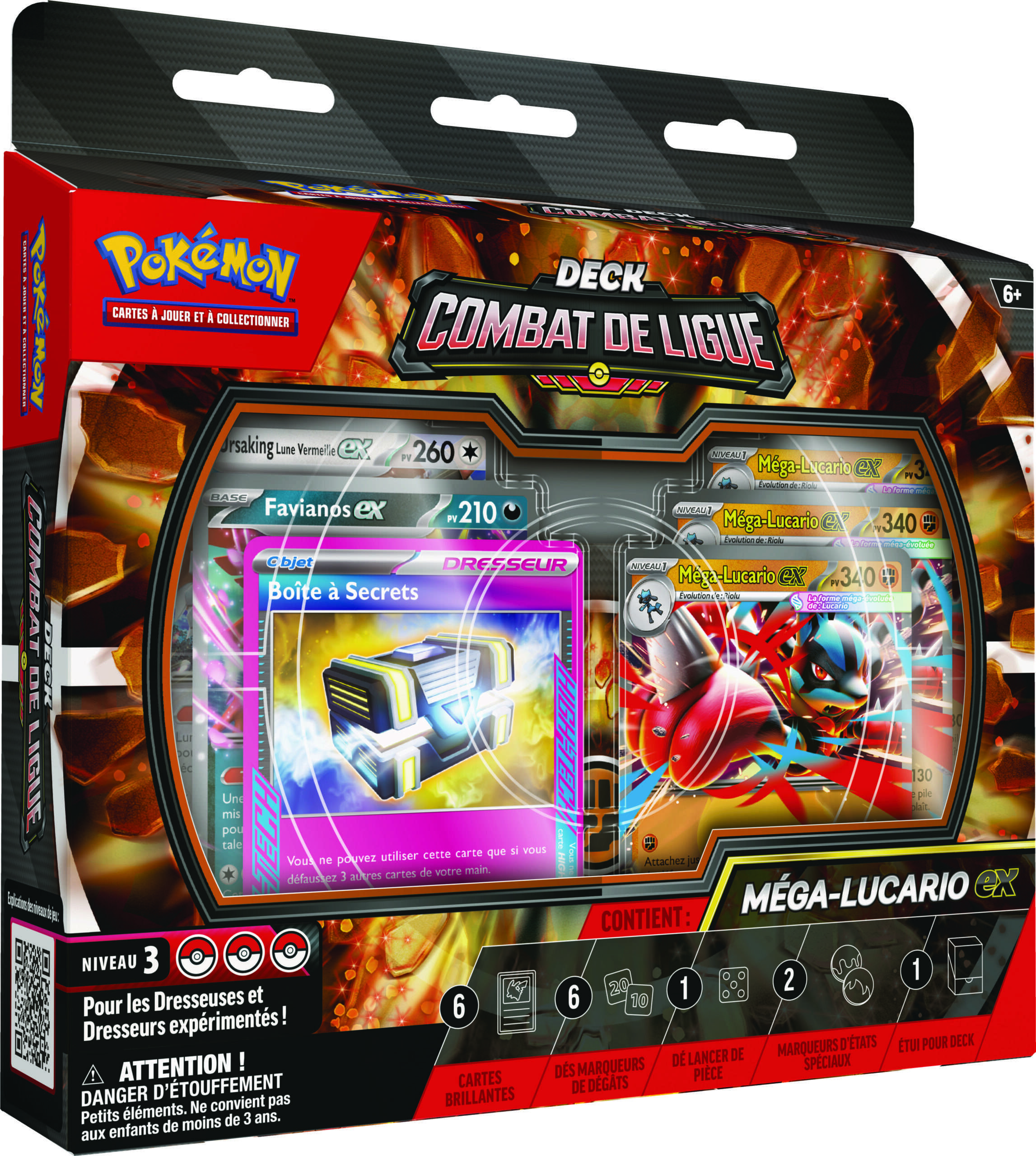 Deck Combat Ligue Lucario – Deck Pokémon Niveau 3 Méga-Lucario-ex