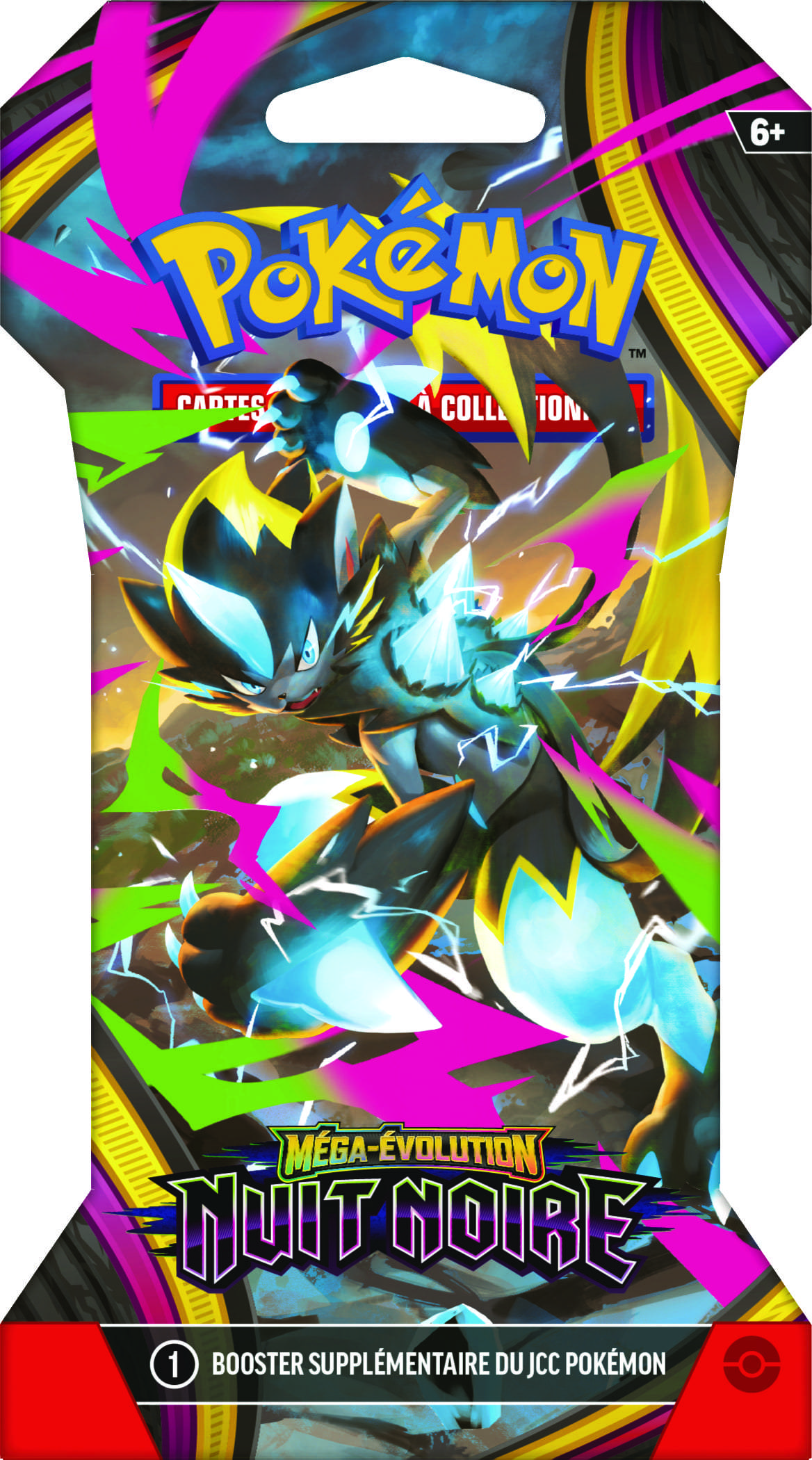 Booster Pokémon ME05 sous blister Méga-Évolution Nuit Noire FR – Image 4
