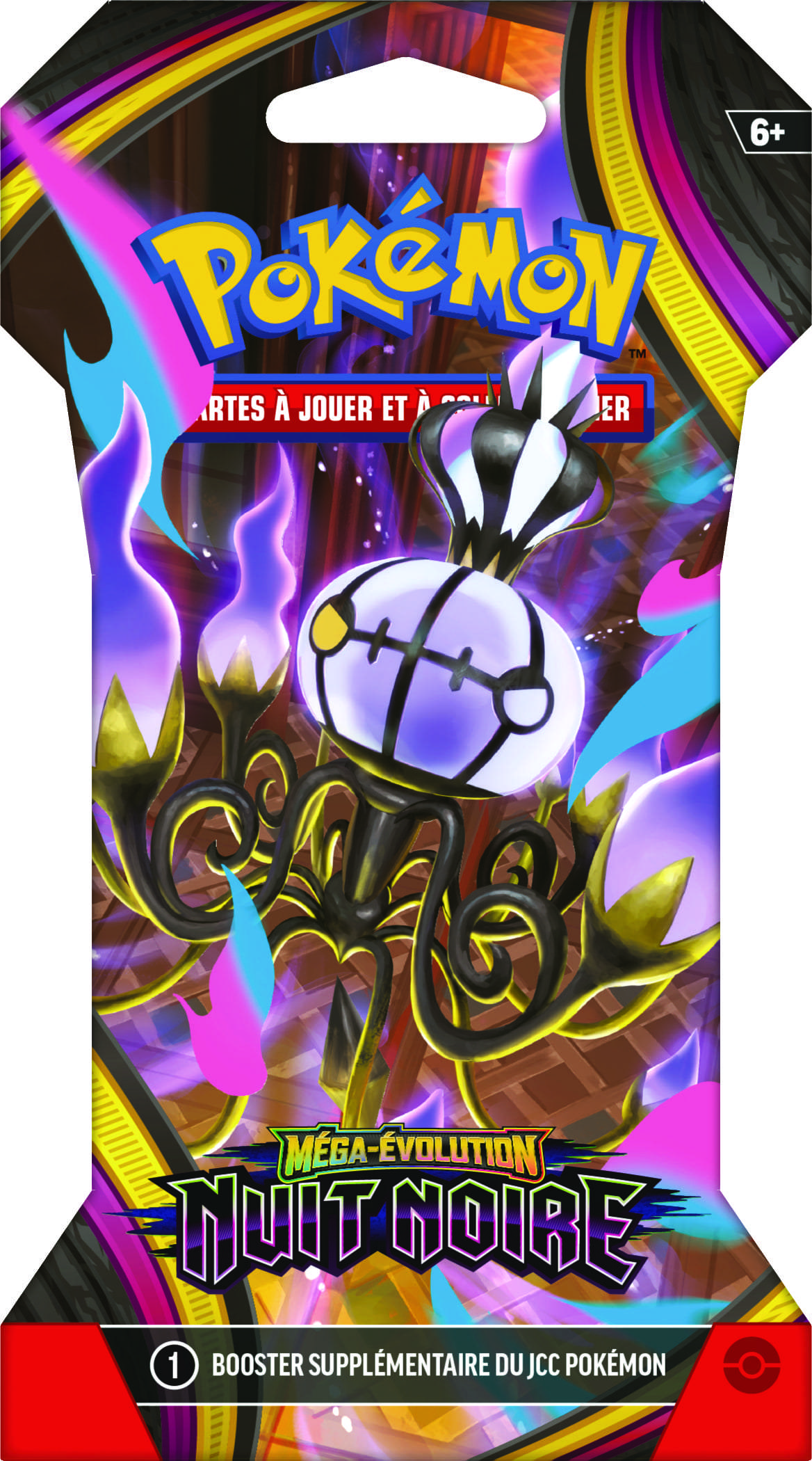 Booster Pokémon ME05 sous blister Méga-Évolution Nuit Noire FR – Image 5