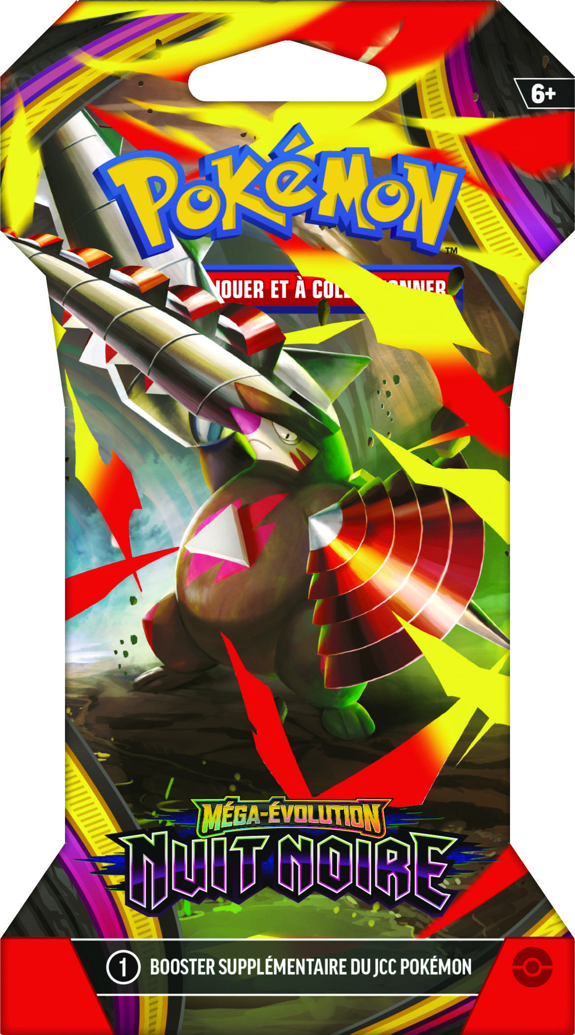 Booster Pokémon ME05 sous blister Méga-Évolution Nuit Noire FR – Image 6
