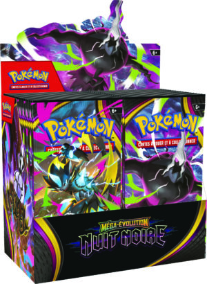 Display Pokémon ME05 Nuit Noire – Boîte de 36 Boosters JCC FR