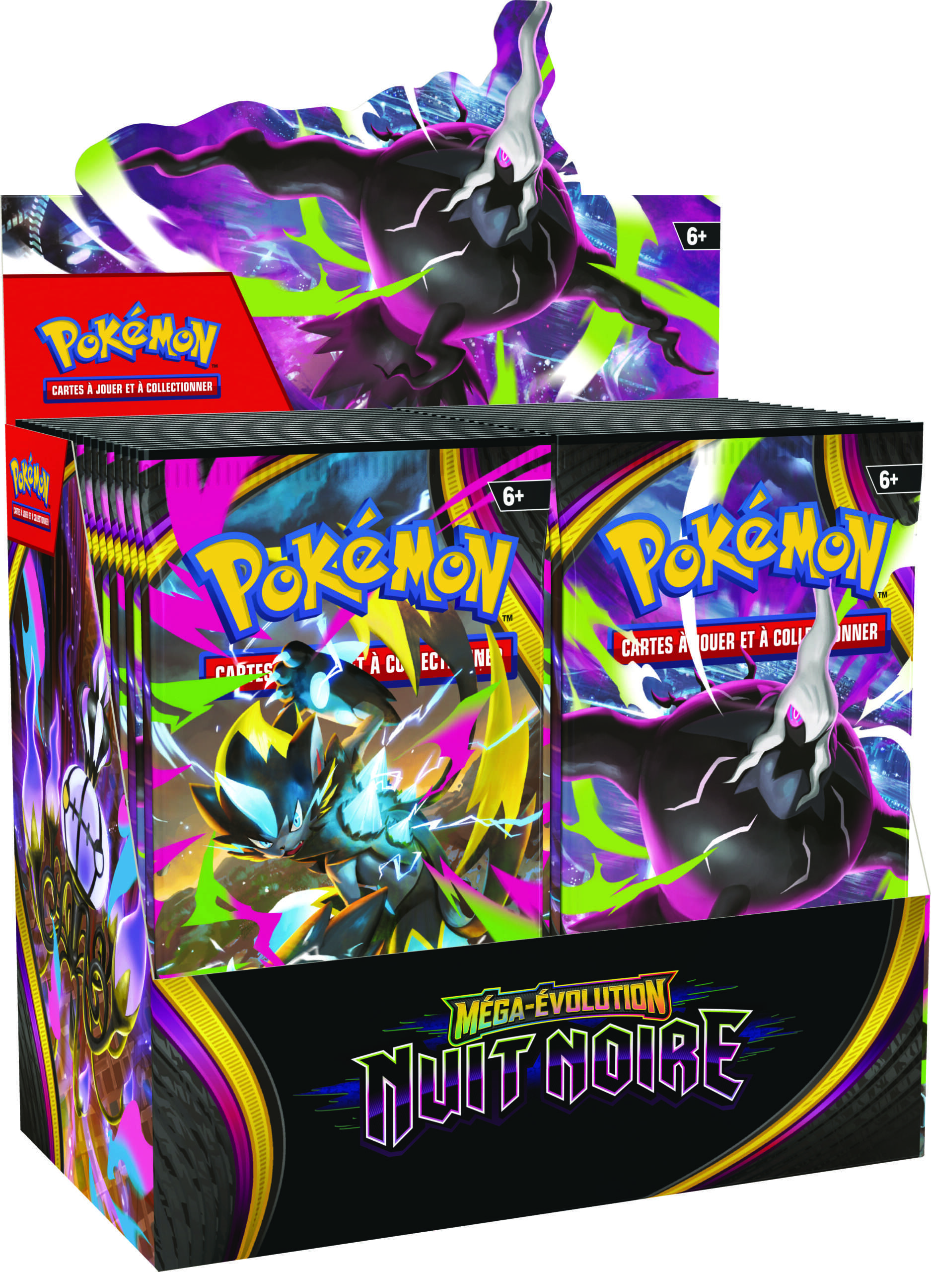 Display Pokémon ME05 Nuit Noire – Boîte de 36 Boosters JCC FR