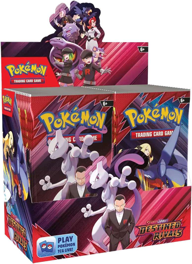 Display Destined Rivals SV10 – Boîte de 36 Boosters Pokémon JCC (english)