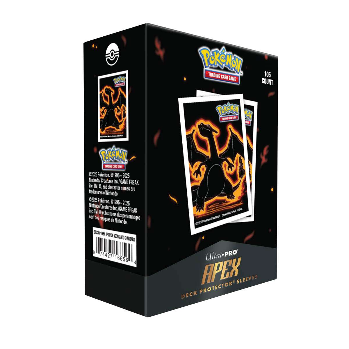 sleeves dracaufeu apex neon kanto
