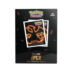Sleeves Dracaufeu Apex Neon Kanto – Protège-Cartes Ultra Pro