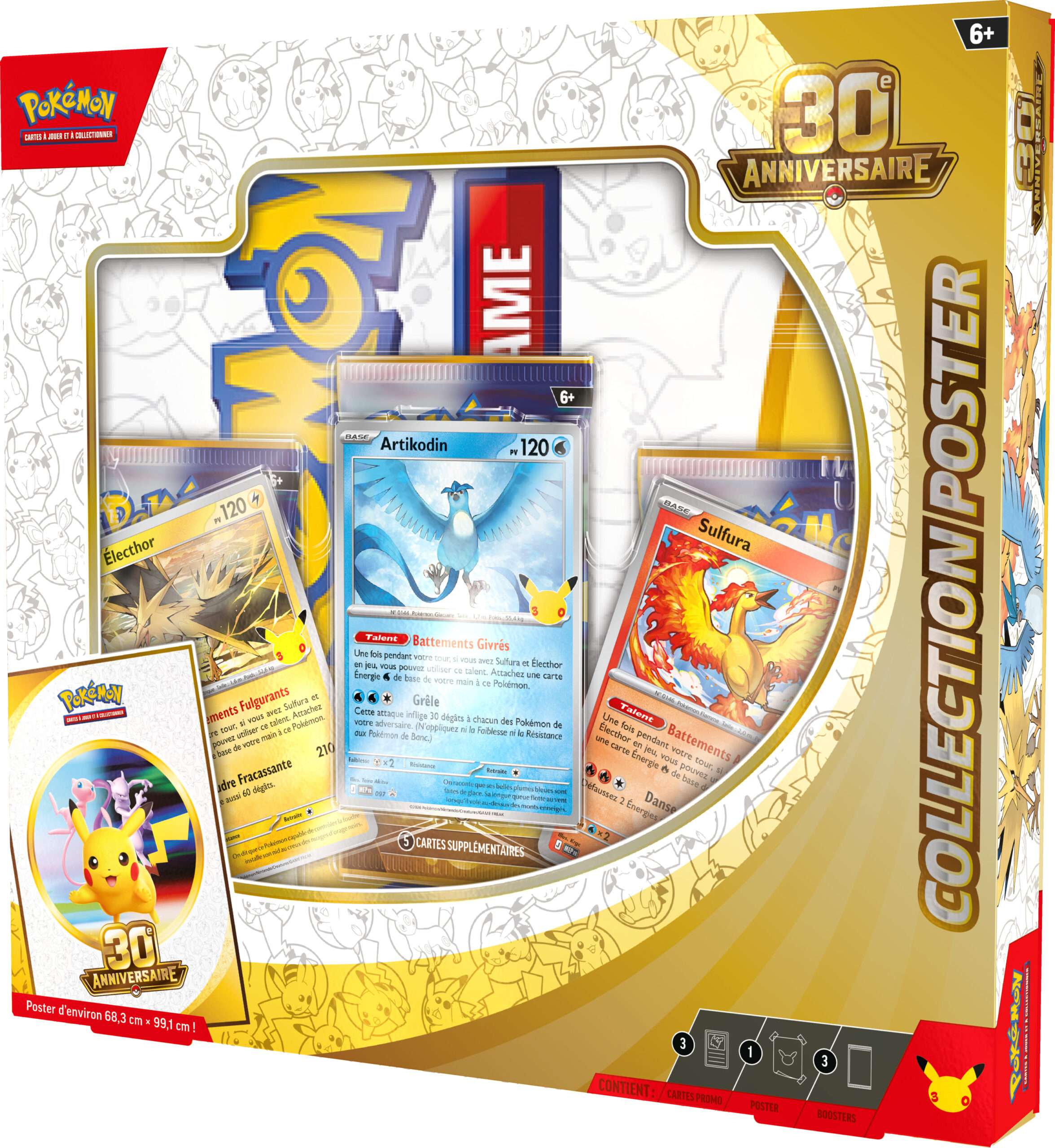 Collection poster pokemon 30e anniversaire (FR) – Image 4