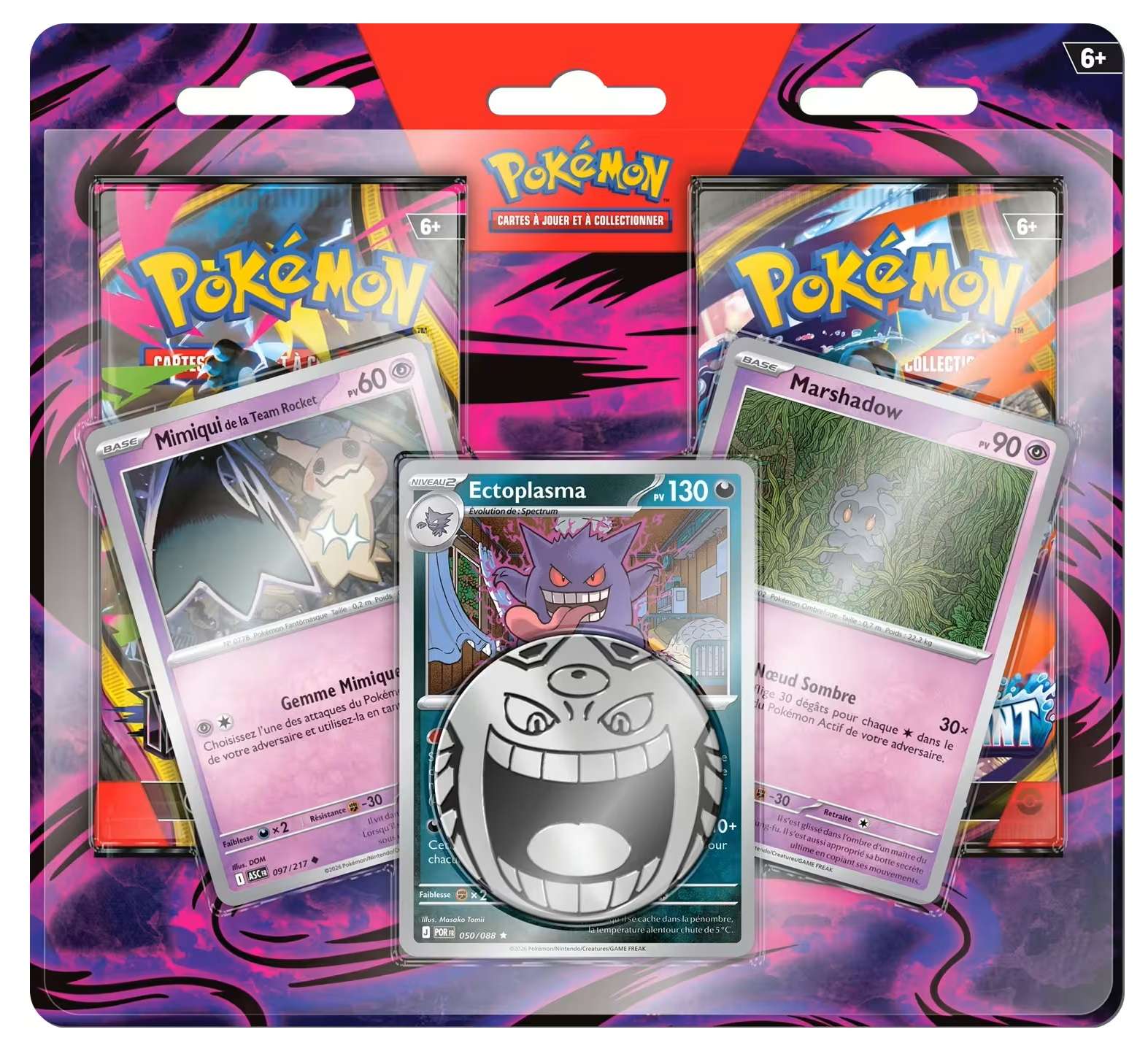Pack 2 boosters pokemon ectoplasma fr